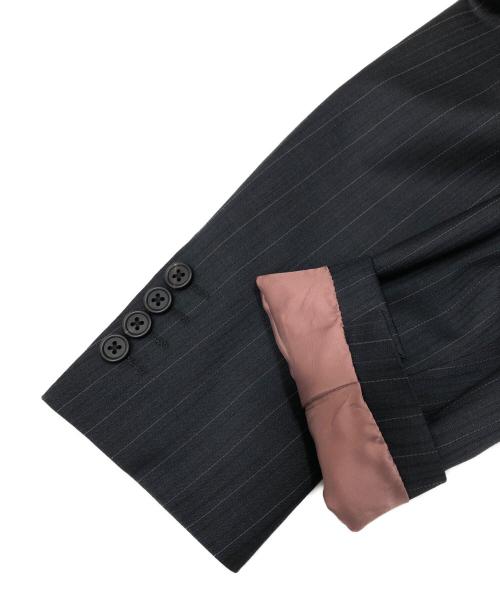 PAUL SMITH（ポールスミス）PAUL SMITH (ポールスミス) ERMENEGILDO ZEGNA (エルメネジルド・ゼニア) ストライプ2Bスーツ ダークグレー サイズ:Sの古着・服飾アイテム