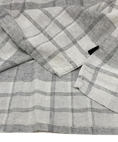 Patagonia（パタゴニア）Patagonia (パタゴニア) コットンヘンプチェックシャツ グレー サイズ:Mの古着・服飾アイテム