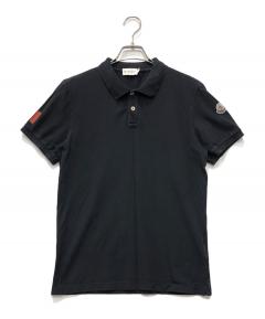 中古・古着通販】MONCLER (モンクレール) ポロシャツ ネイビー サイズ