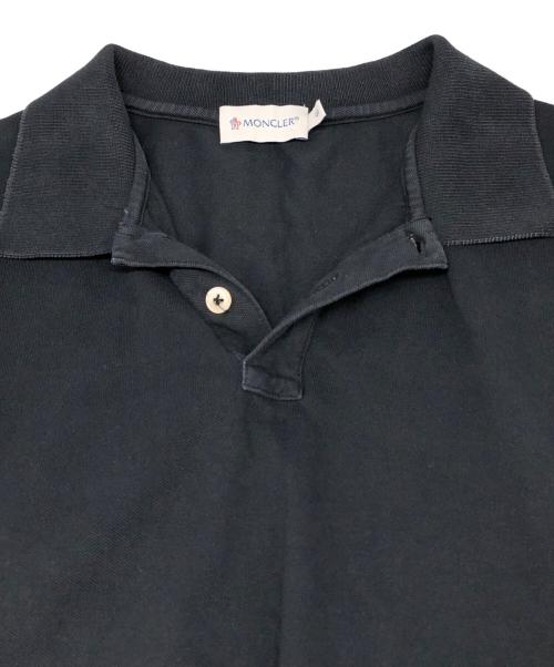 MONCLER（モンクレール）MONCLER (モンクレール) MAGLIA POLO MANICA CORTA ブラック サイズ:Sの古着・服飾アイテム
