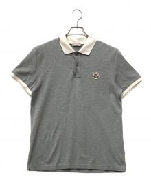 MONCLER（モンクレール）の古着「MAGLIA POLO MANICA CORTA」｜グレー