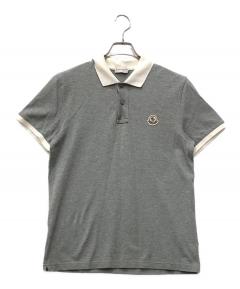 中古・古着通販】MONCLER (モンクレール) 襟ロゴ ワッペンポロシャツ