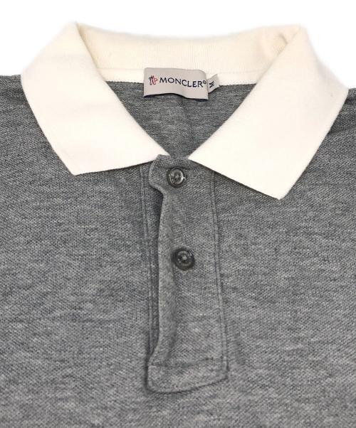 MONCLER（モンクレール）MONCLER (モンクレール) MAGLIA POLO MANICA CORTA グレー サイズ:Mの古着・服飾アイテム