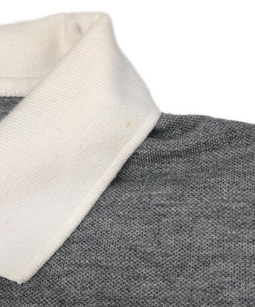 MONCLER（モンクレール）MONCLER (モンクレール) MAGLIA POLO MANICA CORTA グレー サイズ:Mの古着・服飾アイテム