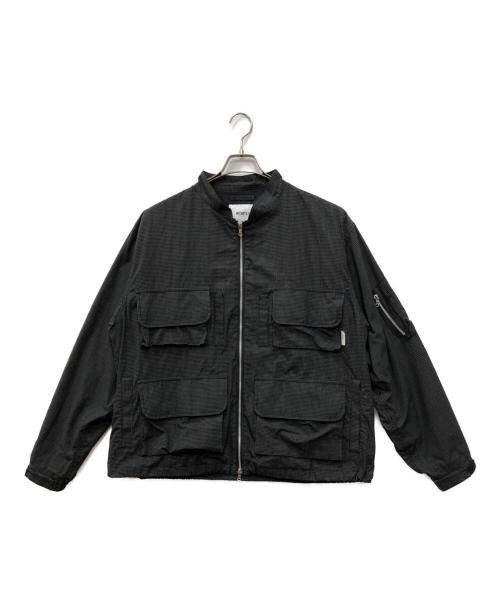 WTAPS（ダブルタップス）WTAPS (ダブルタップス) MODULAR 02 ジップアップブルゾン ブラック サイズ:02の古着・服飾アイテム