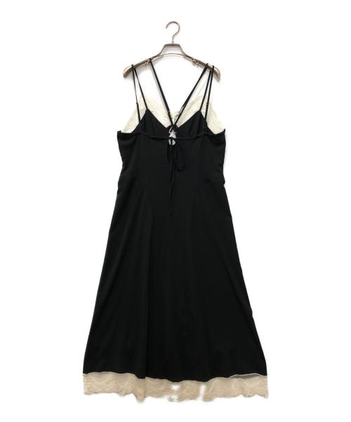 FETICO（フェティコ）FETICO (フェティコ) Crepe slip dress ブラック サイズ:38の古着・服飾アイテム
