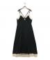 FETICO（フェティコ）の古着「Crepe slip dress」｜ブラック