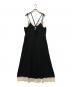 FETICO (フェティコ) Crepe slip dress ブラック サイズ:38：30000円