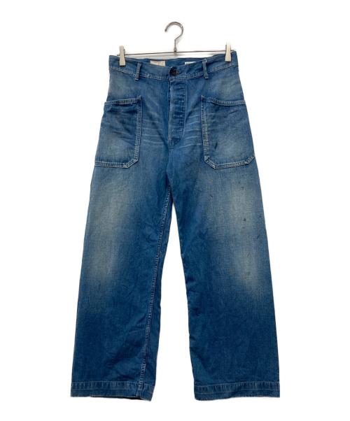 BUZZ RICKSON'S（バズリクソンズ）BUZZ RICKSON'S (バズリクソンズ) BEAMS BOY (ビームスボーイ) USN デニム トラウザーズ ブルー サイズ:Sの古着・服飾アイテム