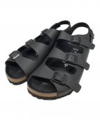BIRKENSTOCKビルケンシュトック）の古着「OSLO レザーサンダル」｜ブラック