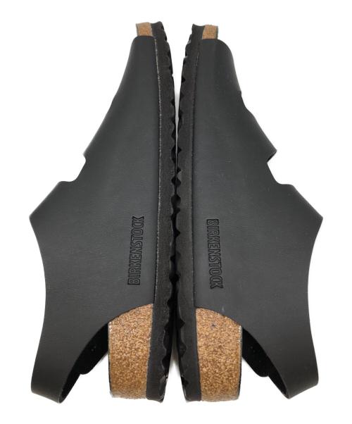 BIRKENSTOCK（ビルケンシュトック）BIRKENSTOCK (ビルケンシュトック) OSLO レザーサンダル ブラック サイズ:25cmの古着・服飾アイテム