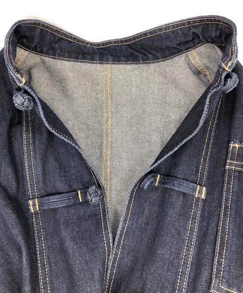FreshService（フレッシュサービス）FreshService (フレッシュサービス) CORPORATE DENIM KUNG-FU COVERALL インディゴ サイズ:Mの古着・服飾アイテム