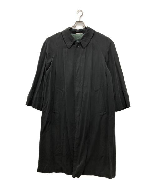 BOSS HUGO BOSS（ボス ヒューゴボス）BOSS HUGO BOSS (ボス ヒューゴボス) ロングステンカラーコート グレー サイズ:2の古着・服飾アイテム