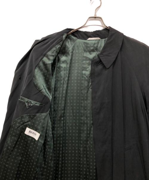 BOSS HUGO BOSS（ボス ヒューゴボス）BOSS HUGO BOSS (ボス ヒューゴボス) ロングステンカラーコート グレー サイズ:2の古着・服飾アイテム