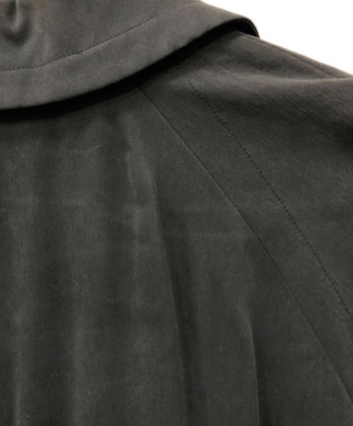 BOSS HUGO BOSS（ボス ヒューゴボス）BOSS HUGO BOSS (ボス ヒューゴボス) ロングステンカラーコート グレー サイズ:2の古着・服飾アイテム