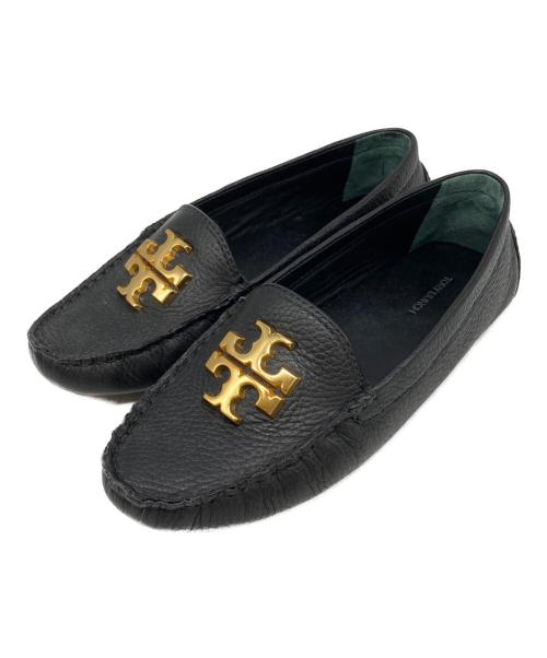 TORY BURCH（トリーバーチ）TORY BURCH (トリーバーチ) ドライビングシューズ ブラック サイズ:7の古着・服飾アイテム