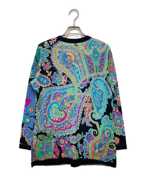 LEONARD FASHION（レオナールファッション）LEONARD FASHION (レオナールファッション) ペイズリー柄カーディガン マルチカラー サイズ:Mの古着・服飾アイテム