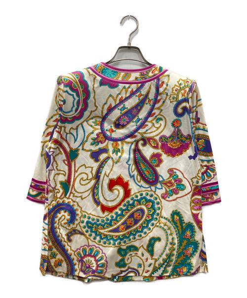 LEONARD FASHION（レオナールファッション）LEONARD FASHION (レオナールファッション) 総柄セットアップ ベージュ×ピンク サイズ:Mの古着・服飾アイテム