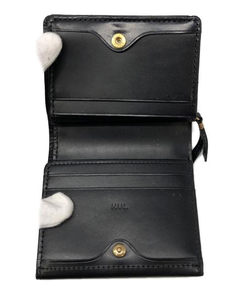 HAAL（ハール）HAAL (ハール) ZIP WALLET SHORT ブラックの古着・服飾アイテム
