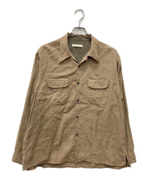 OLD JOE & Co.（オールドジョー）OLD JOE & Co. (オールドジョー) オープンカラーシャツ ブラウン サイズ:16 1/2の古着・服飾アイテム