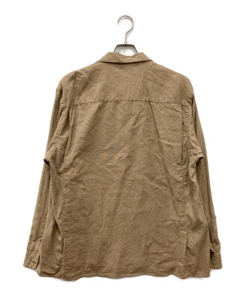 OLD JOE & Co.（オールドジョー）OLD JOE & Co. (オールドジョー) オープンカラーシャツ ブラウン サイズ:16 1/2の古着・服飾アイテム
