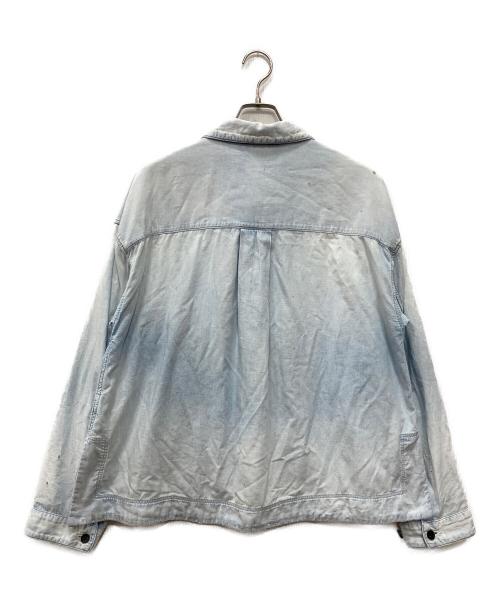 ANCELLM（アンセルム）ANCELLM (アンセルム) CHAMBRAY SHIRT JACKET(シャンブレー シャツ ジャケット) ブルー サイズ:1の古着・服飾アイテム