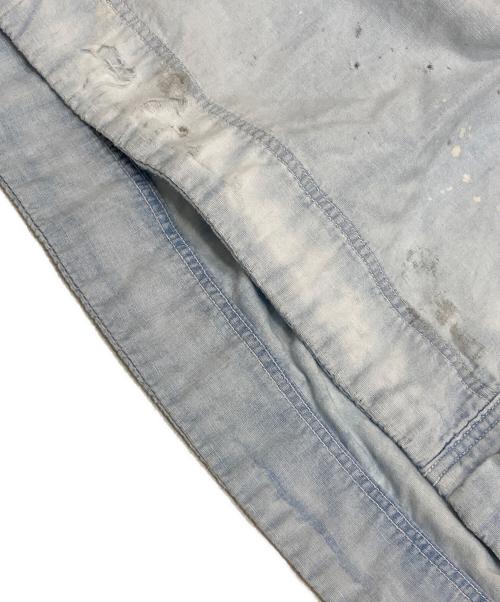ANCELLM（アンセルム）ANCELLM (アンセルム) CHAMBRAY SHIRT JACKET(シャンブレー シャツ ジャケット) ブルー サイズ:1の古着・服飾アイテム
