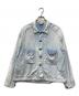 ANCELLM（アンセルム）の古着「CHAMBRAY SHIRT JACKET(シャンブレー シャツ ジャケット)」｜ブルー