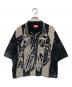 DIESEL（ディーゼル）の古着「M-OLIBA-POLO ニットポロシャツ」｜ブラック×グレー