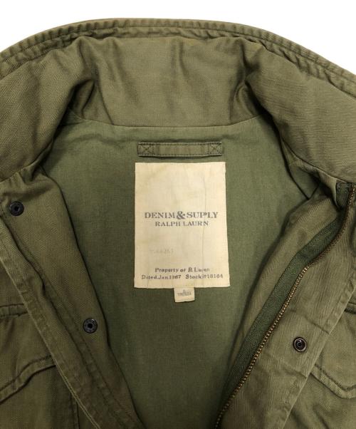 Denim & Supply Ralph Lauren（デニム＆サプライ ラルフローレン）Denim & Supply Ralph Lauren (デニム＆サプライ ラルフローレン) M-65 ミリタリーベスト グリーン サイズ:Sの古着・服飾アイテム