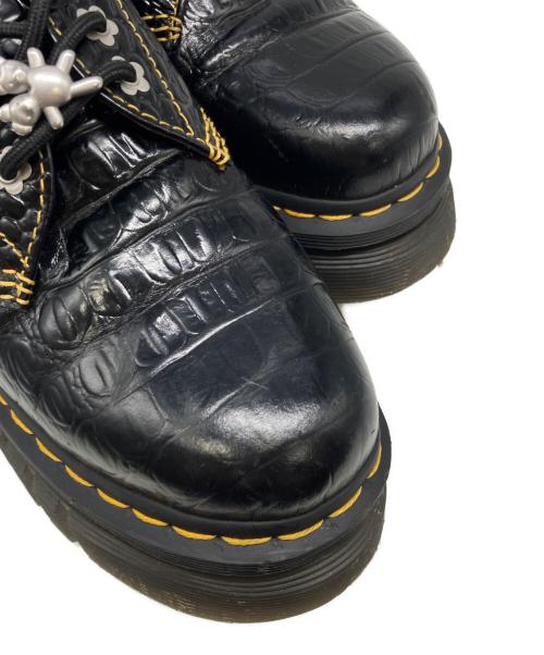 Dr.Martens（ドクターマーチン）Dr.Martens (ドクターマーチン) Heaven by Marc Jacobs (ヘブンバイマークジェイコブス) AUDRICK 3 ホール シューズ ブラック サイズ:UK3の古着・服飾アイテム
