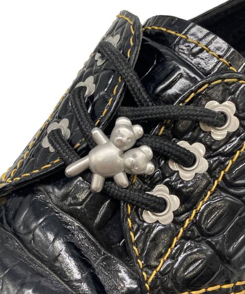 Dr.Martens（ドクターマーチン）Dr.Martens (ドクターマーチン) Heaven by Marc Jacobs (ヘブンバイマークジェイコブス) AUDRICK 3 ホール シューズ ブラック サイズ:UK3の古着・服飾アイテム