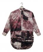 Vivienne Westwood manヴィヴィアン ウェストウッド マン）の古着「“LONDON BRIDGE” クロークシャツ」｜レッド
