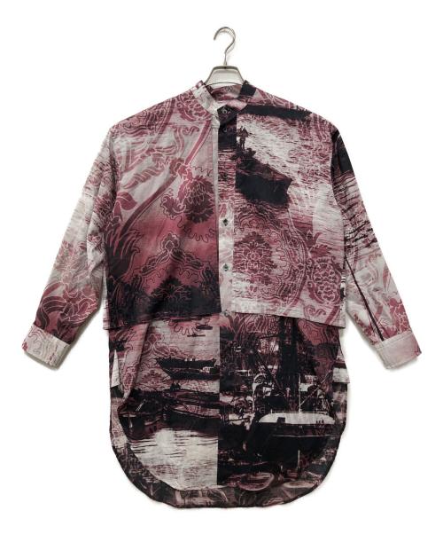 Vivienne Westwood man（ヴィヴィアン ウェストウッド マン）Vivienne Westwood man (ヴィヴィアン ウェストウッド マン) “LONDON BRIDGE” クロークシャツ レッド サイズ:FREEの古着・服飾アイテム
