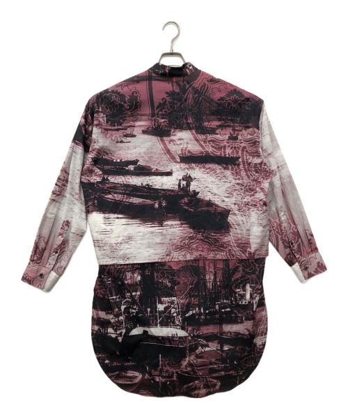 Vivienne Westwood man（ヴィヴィアン ウェストウッド マン）Vivienne Westwood man (ヴィヴィアン ウェストウッド マン) “LONDON BRIDGE” クロークシャツ レッド サイズ:FREEの古着・服飾アイテム