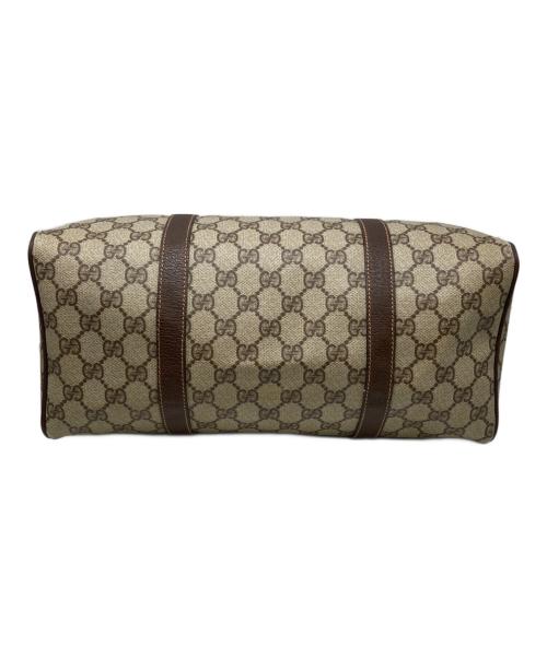 GUCCI（グッチ）GUCCI (グッチ) GGスプリーム ミニボストンバッグ ブラウン サイズ:下記参照の古着・服飾アイテム