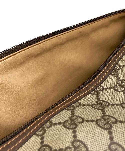 GUCCI（グッチ）GUCCI (グッチ) GGスプリーム ミニボストンバッグ ブラウン サイズ:下記参照の古着・服飾アイテム
