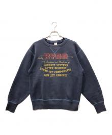 BUZZ RICKSON'S（バズリクソンズ）の古着「前Vプリントスウェット」｜ネイビー