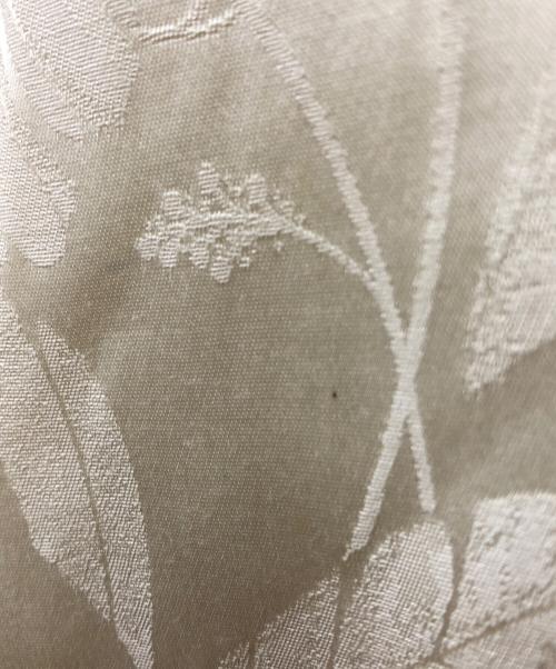 sahara（サハラ）sahara (サハラ) Satin Jacquard Collarless Jacket アイボリー サイズ:FREEの古着・服飾アイテム
