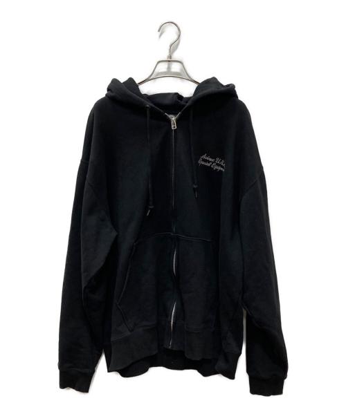 AVIREX（アヴィレックス）AVIREX (アヴィレックス) VARSITY FLAG ZIP PARKA ブラック サイズ:2XLの古着・服飾アイテム