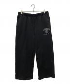 AVIREXアヴィレックス）の古着「VARSITY FLAG SWEAT PANTS」｜ブラック