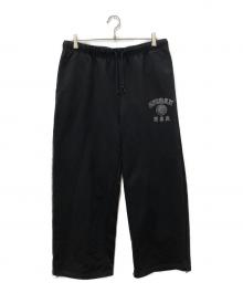AVIREX（アヴィレックス）の古着「VARSITY FLAG SWEAT PANTS」｜ブラック