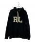 POLO RALPH LAUREN（ポロ・ラルフローレン）の古着「RLロゴプルオーバーパーカー」｜ブラック