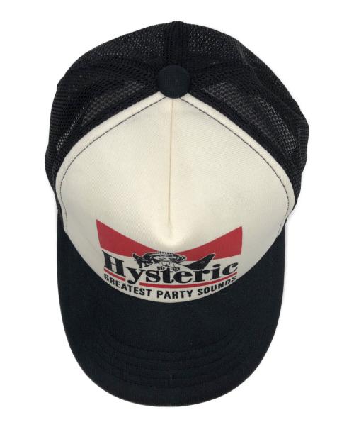 Hysteric Glamour（ヒステリックグラマー）Hysteric Glamour (ヒステリックグラマー) GUITAR GIRL メッシュキャップ ブラック サイズ:FREEの古着・服飾アイテム
