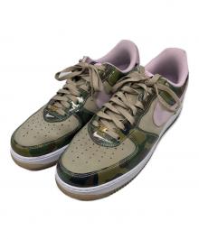 NIKE（ナイキ）の古着「Nike Air Force 1 Low Retro Patent Camo Pink」｜カーキ
