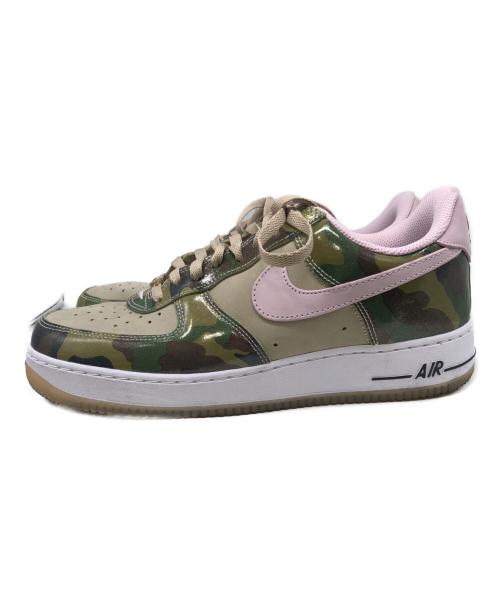 NIKE（ナイキ）NIKE (ナイキ) Nike Air Force 1 Low Retro Patent Camo Pink カーキ サイズ:28cmの古着・服飾アイテム