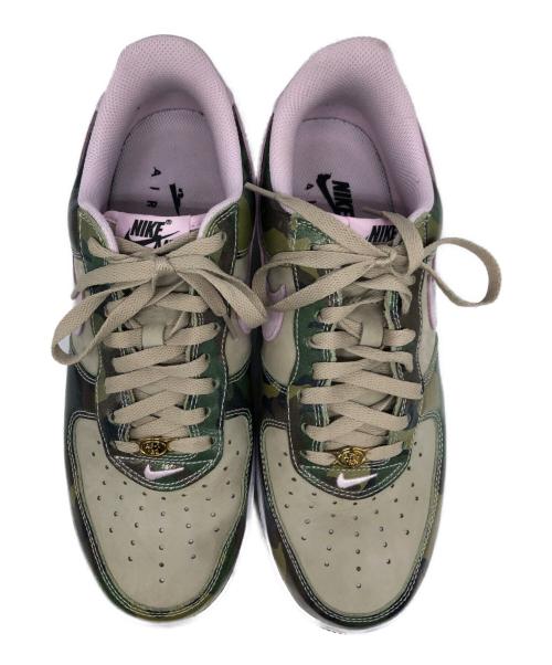 NIKE（ナイキ）NIKE (ナイキ) Nike Air Force 1 Low Retro Patent Camo Pink カーキ サイズ:28cmの古着・服飾アイテム