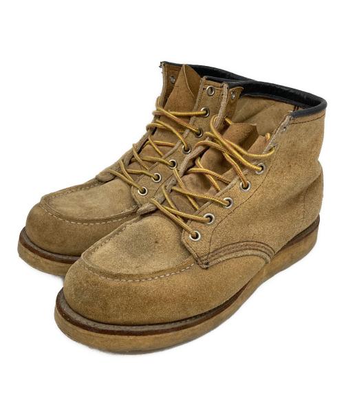 RED WING（レッドウィング）RED WING (レッドウィング) アイリッシュセッター スウェードワークブーツ ベージュ サイズ:8Eの古着・服飾アイテム