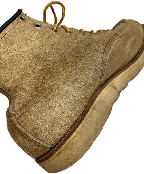 RED WING（レッドウィング）RED WING (レッドウィング) アイリッシュセッター スウェードワークブーツ ベージュ サイズ:8Eの古着・服飾アイテム