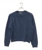 theory luxeセオリーリュクス）の古着「メッシュニット/Lype Tocco Sweater」｜ネイビー